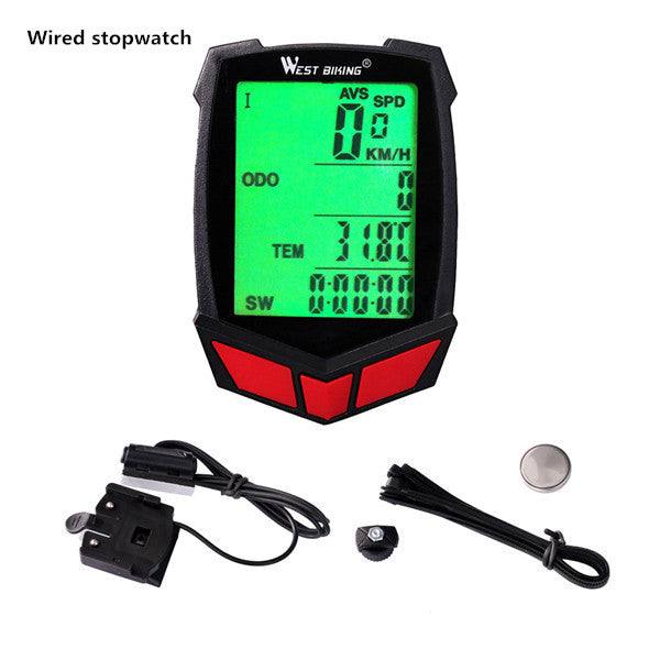 Wireless Bike Computer — Waterproof Cycling Speedometer