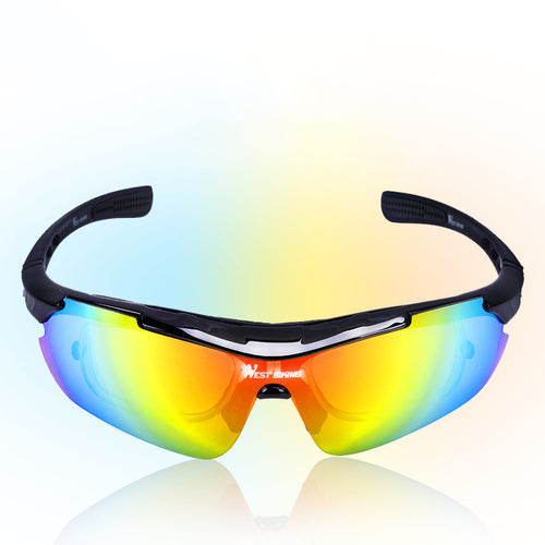 MTB Cycling Glasses Kit — 4 Interchangeable Lenses