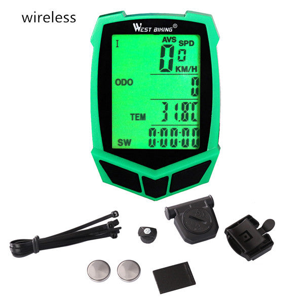 Wireless Bike Computer — Waterproof Cycling Speedometer
