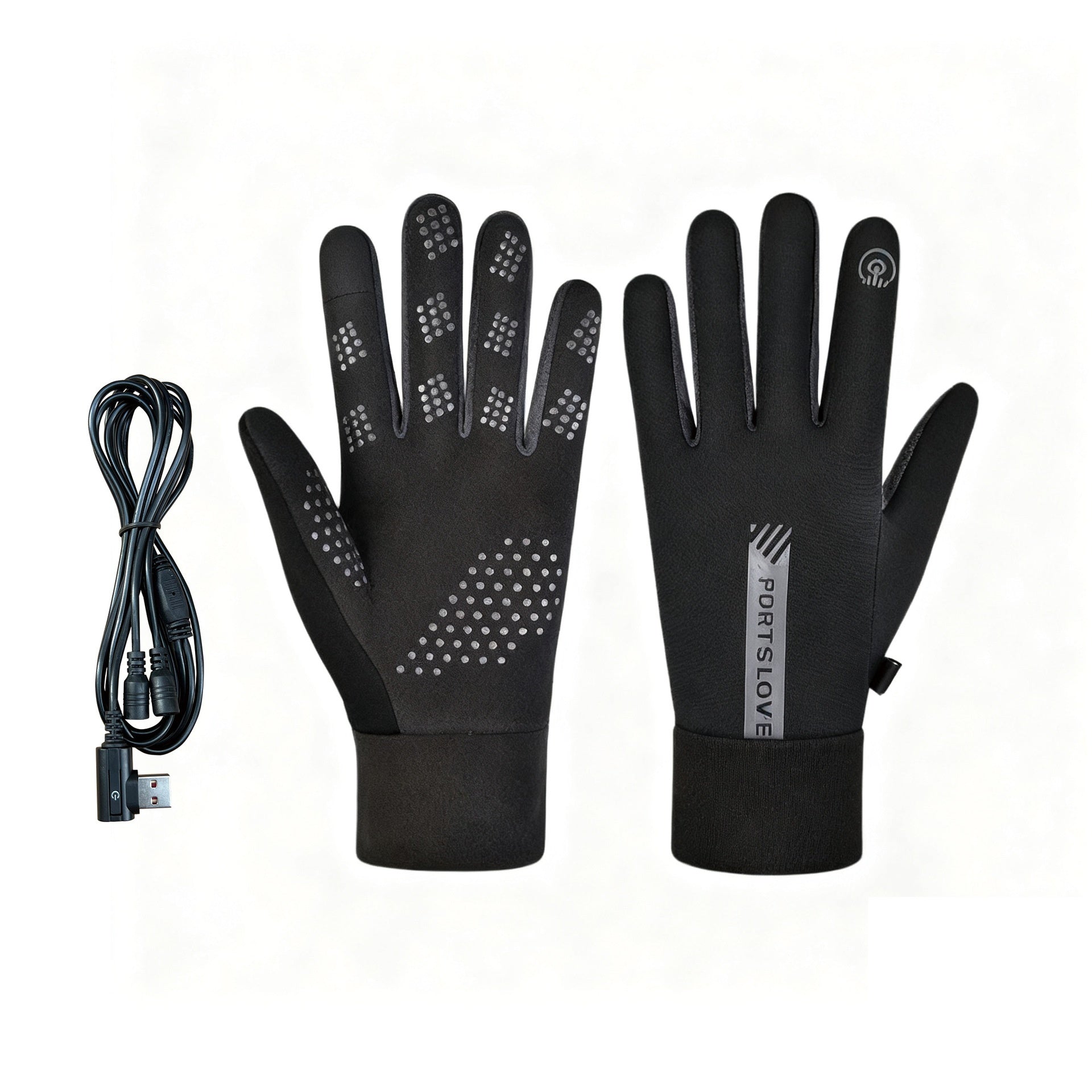 USB Heated Cycling Gloves — 3 Temperature Settings