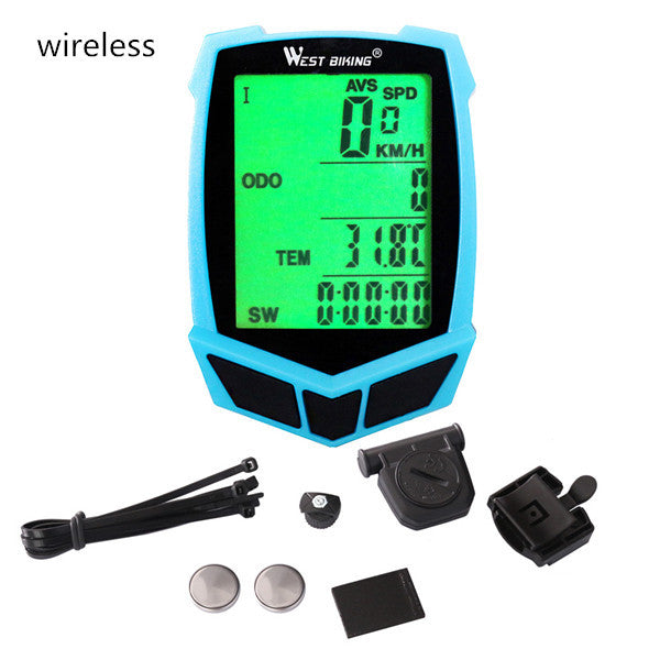 Wireless Bike Computer — Waterproof Cycling Speedometer