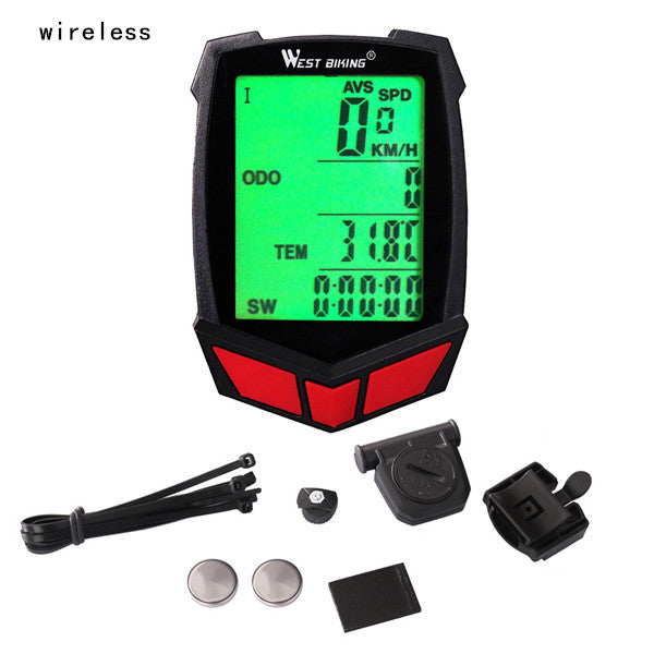 Wireless Bike Computer — Waterproof Cycling Speedometer
