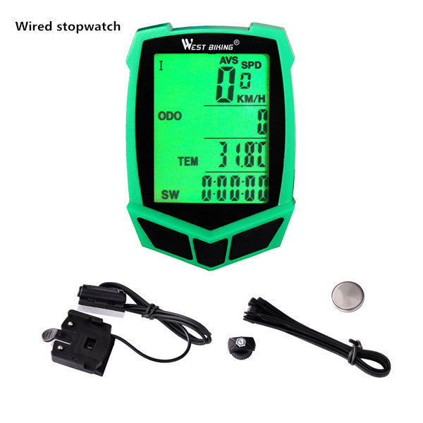Wireless Bike Computer — Waterproof Cycling Speedometer