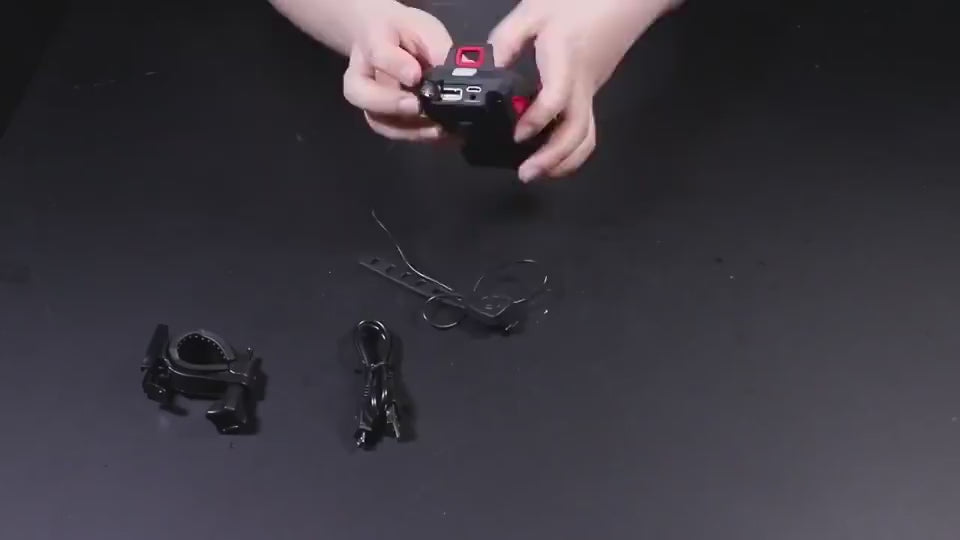 Mobile phone bracket for bicycle lamp